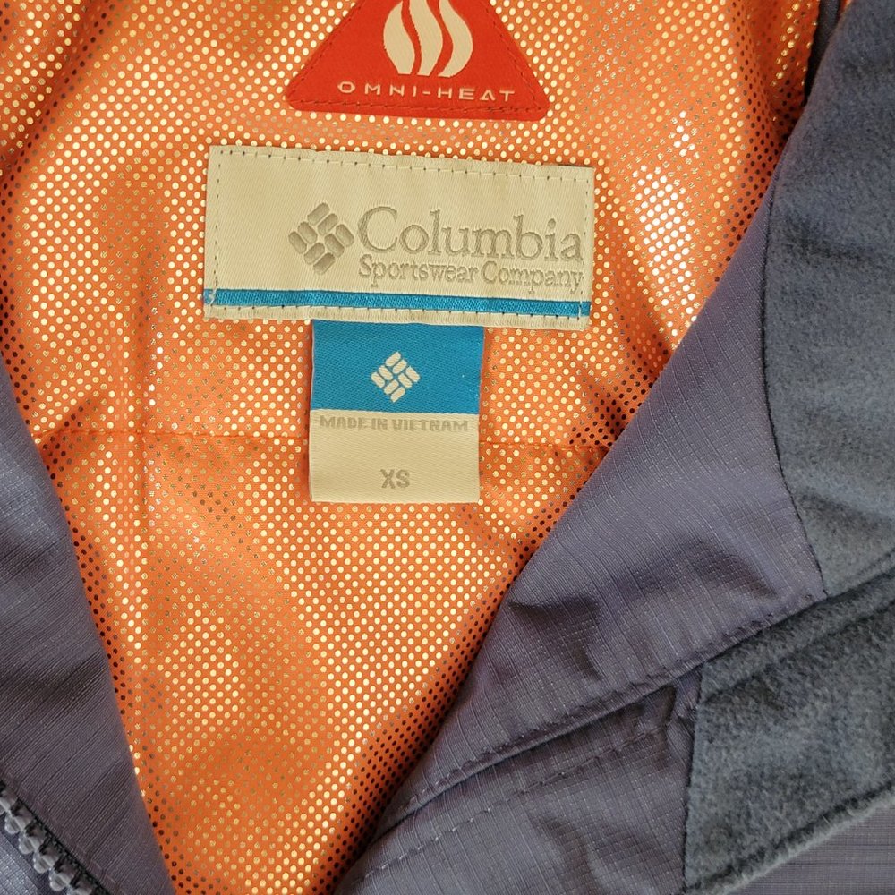 Columbia Ski-Snowboard Jacket Omni-Heat Tech Womens Blue /Orange Size XS - Picture 3 of 15